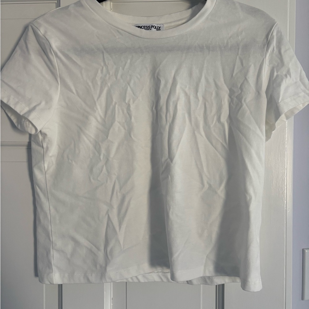 Princess Polly White Short-Sleeve Tee